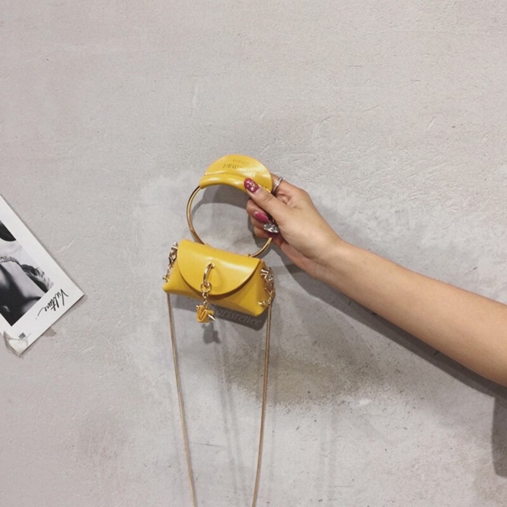 “Fashion Week” Gold Mini Bag - Picture 3 of 6